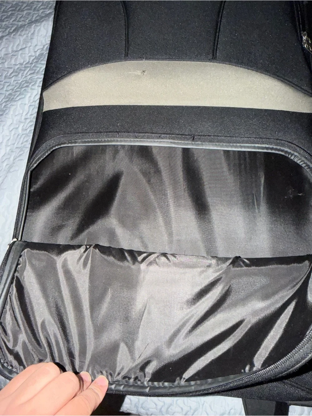 American  tourister Black  Carry-On Suitcase